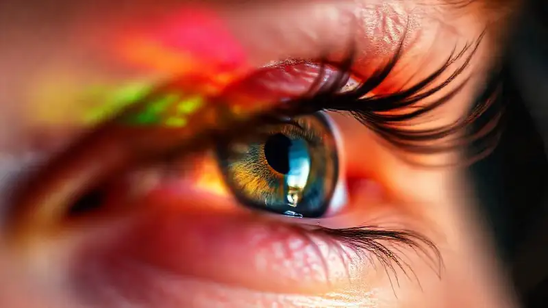 Ojo vívido evoca emociones y conecta