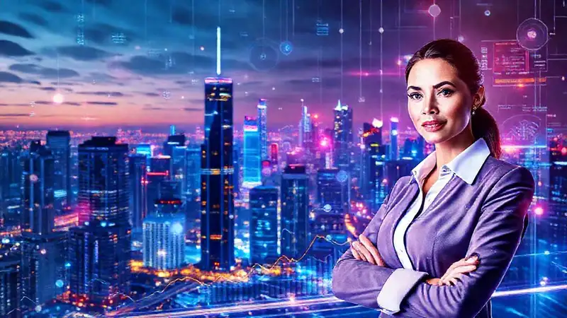 Ciudad futurista: tecnología, datos y confianza