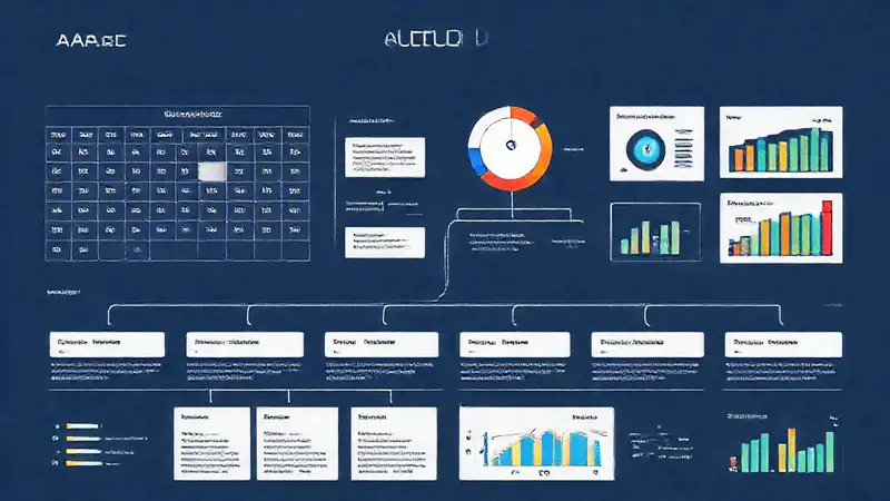 Planificación estratégica visualmente atractiva y organizada