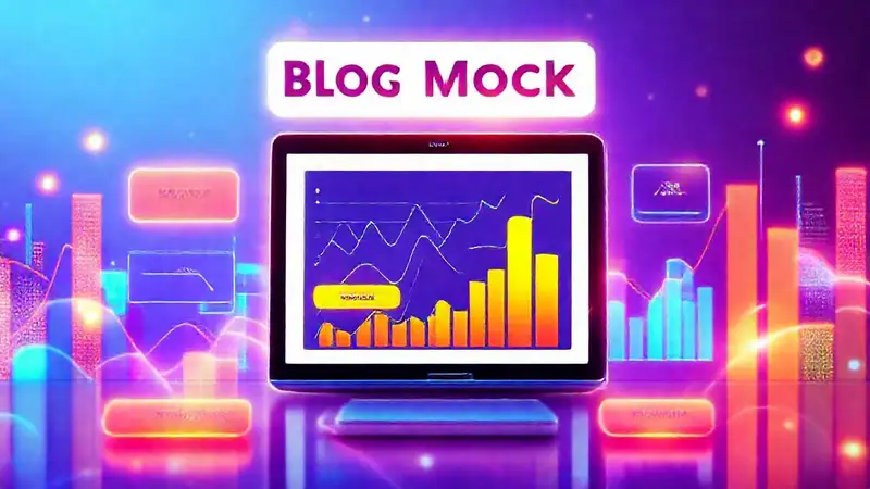 Mockup digital llamativo para pruebas A/B