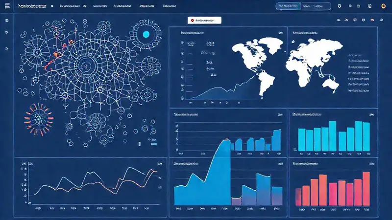 Visualización de datos analítica moderna y atractiva