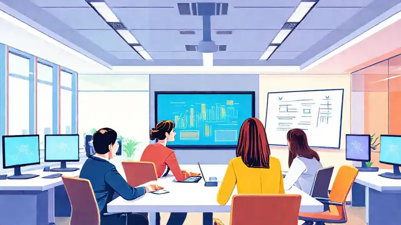 Oficina moderna: colaboración y estrategia visual