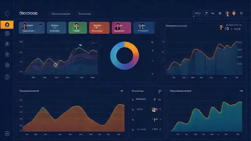 Una interfaz digital optimista presenta datos organizados
