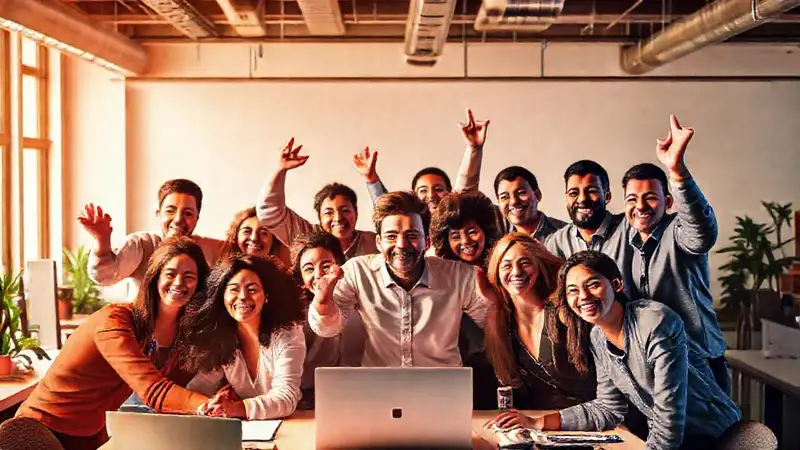 Equipo dinámico impulsa un éxito brillante
