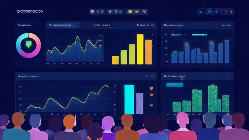 Un panel digital muestra datos visuales atractivos