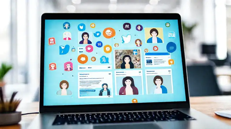 Conexión digital, trabajo y comunicación visual