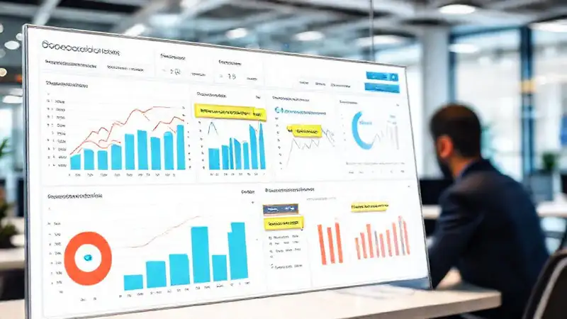 Un panel de análisis competitivo visual