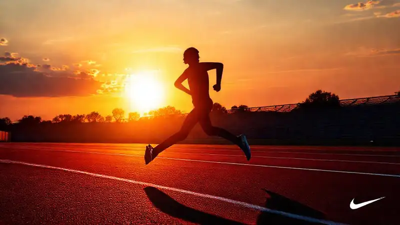 Atleta corriendo: inspiración y determinación