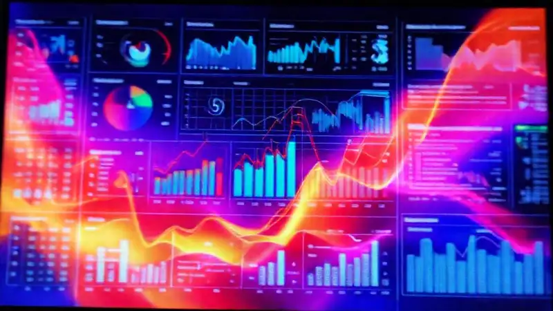 Interfaz digital atractiva y visualmente informativa