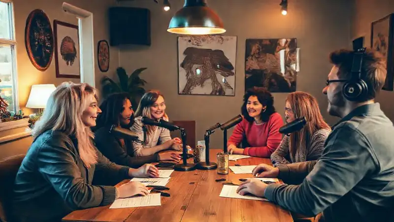 Un estudio acogedor y comunitario vibrante