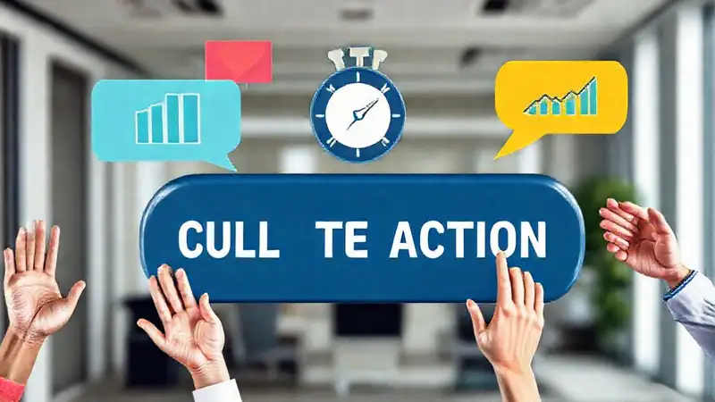 Botones llamativos impulsan acciones profesionales