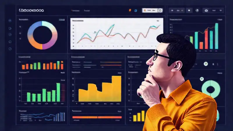Un panel de análisis visualiza datos clave
