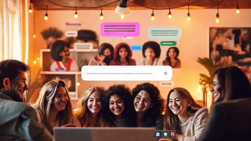Una comunidad digital cálida y conectada