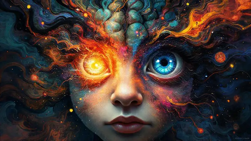 Ojos intensos revelan un mundo complejo