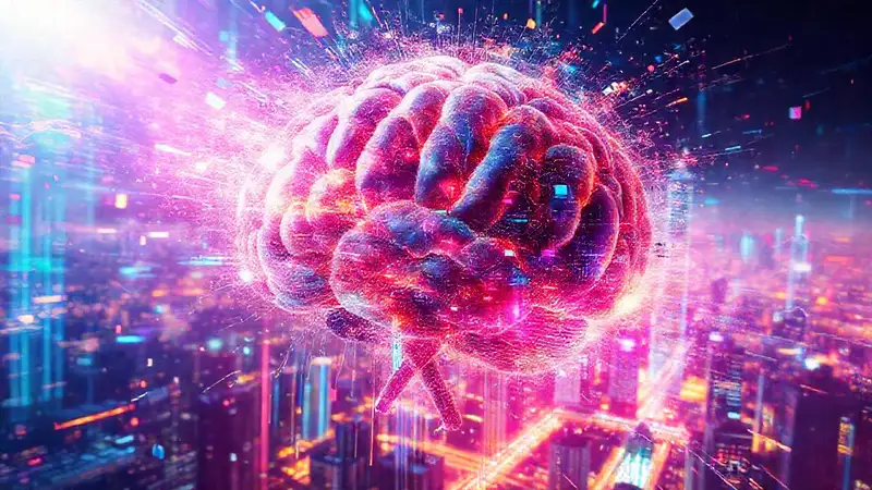 Cerebro digital se descompone en caos