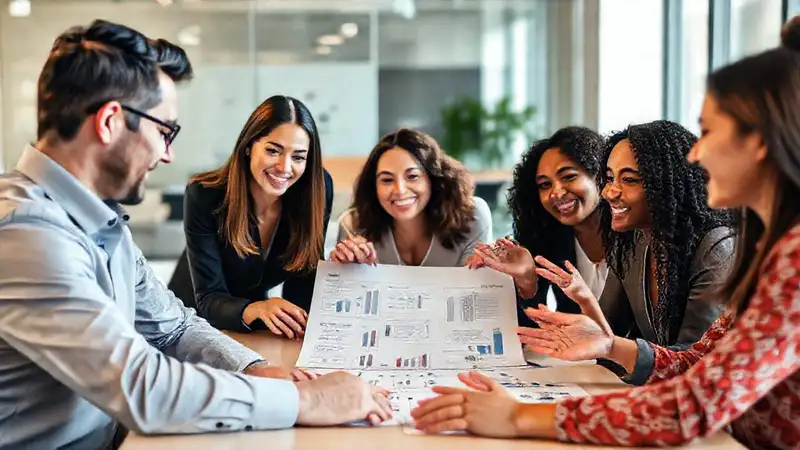 Éxito, equipo y soluciones confiables