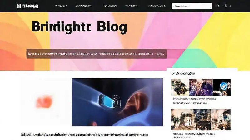 Un blog atractivo y visualmente impactante