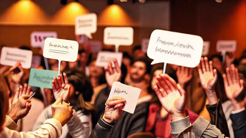 Participación activa con ideas creativas