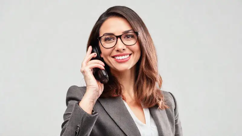 Mujer exitosa convence con claridad profesional