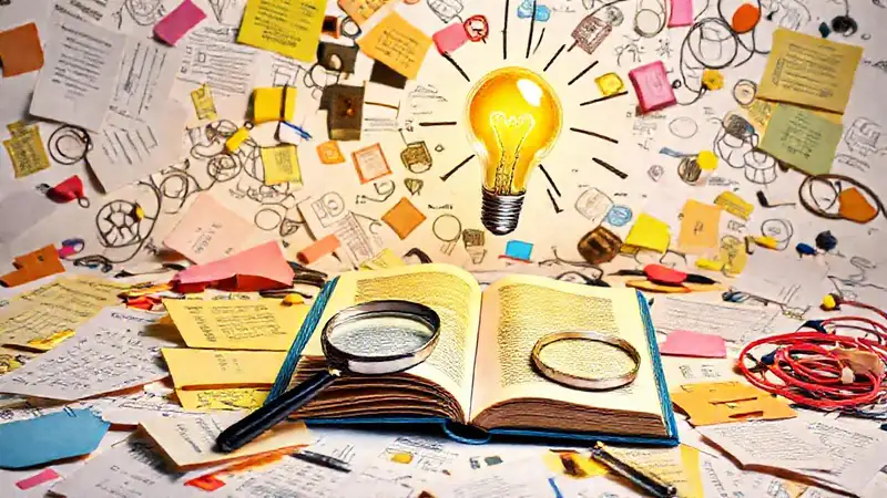 La creatividad visualiza ideas brillantes y juntas