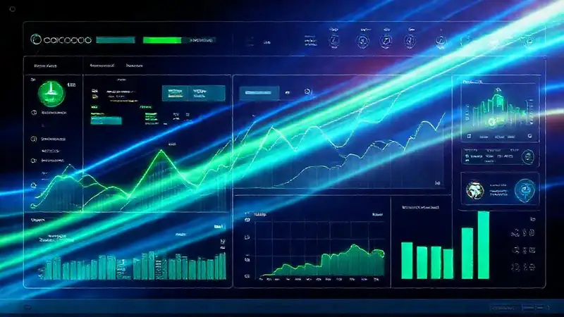 Panel futurista transmite datos dinámicamente