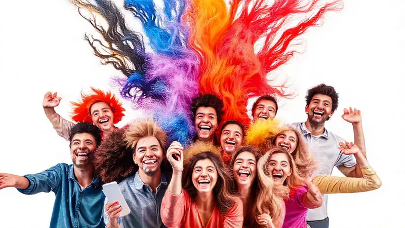 Anuncio vibrante atrae a un público diverso