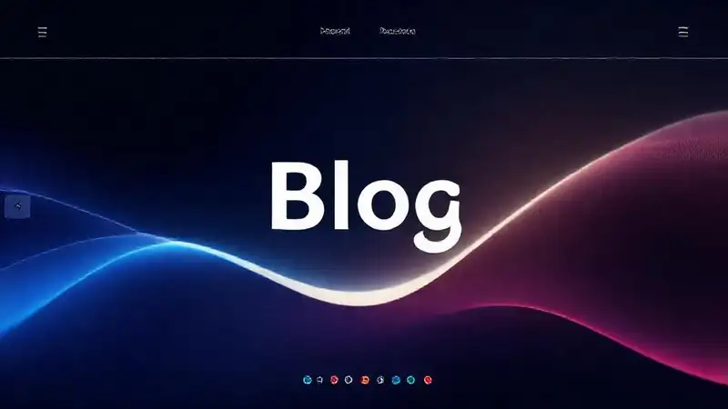 Diseño blog moderno y atractivo minimalista