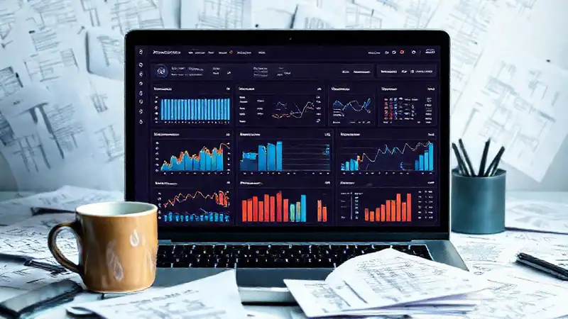 El dashboard digital visualiza el trabajo concentrado