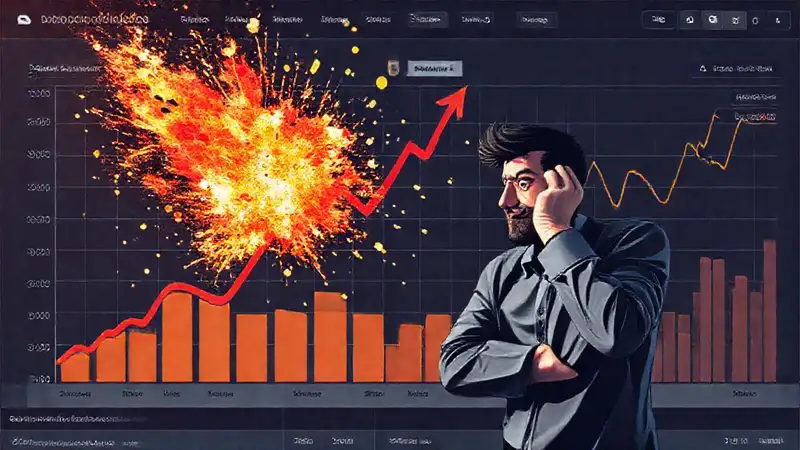 La interfaz digital falla, frustrando al marketer