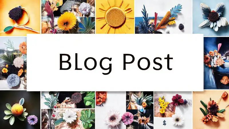 Mockup de blog vibrante y creativo