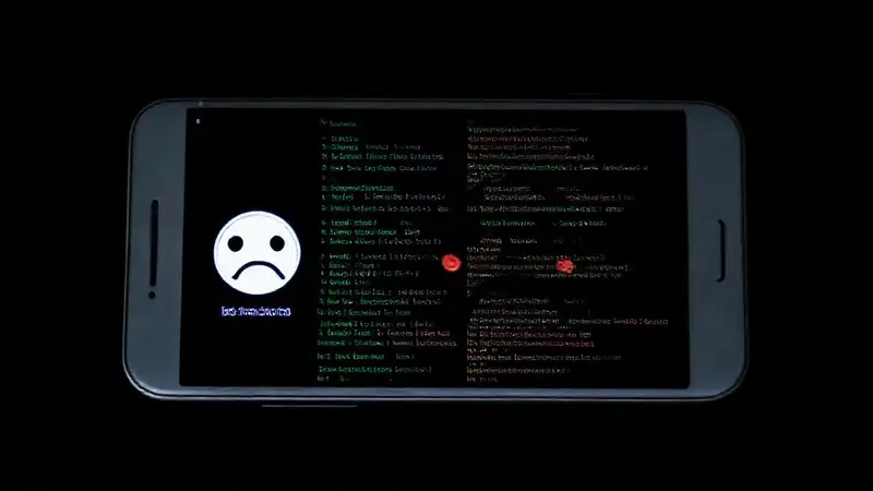 El dispositivo móvil falla y necesita optimización