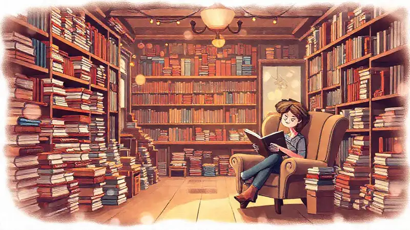 Una librería acogedora invita a leer