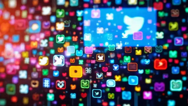Redes sociales vibrantes y en movimiento