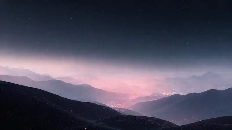 Paisaje digital minimalista