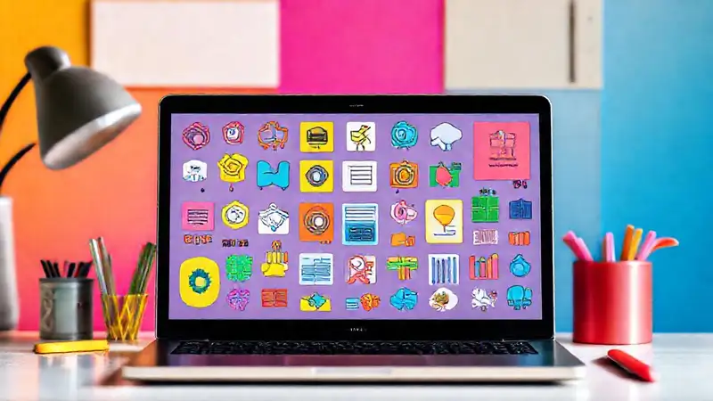 Diseño digital creativo y vibrante
