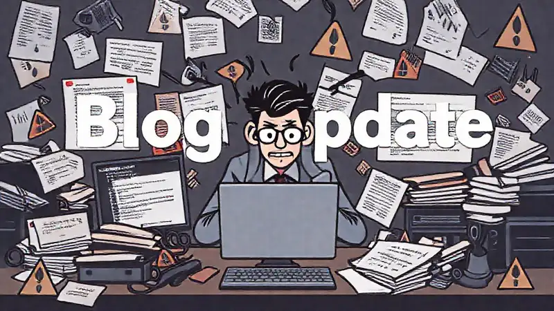 El blog necesita urgente actualización y limpieza