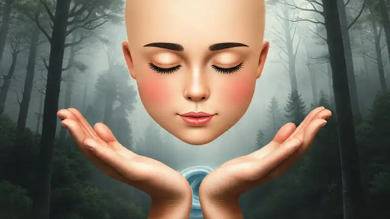 Tranquilidad y aceptación silenciosa en la naturaleza