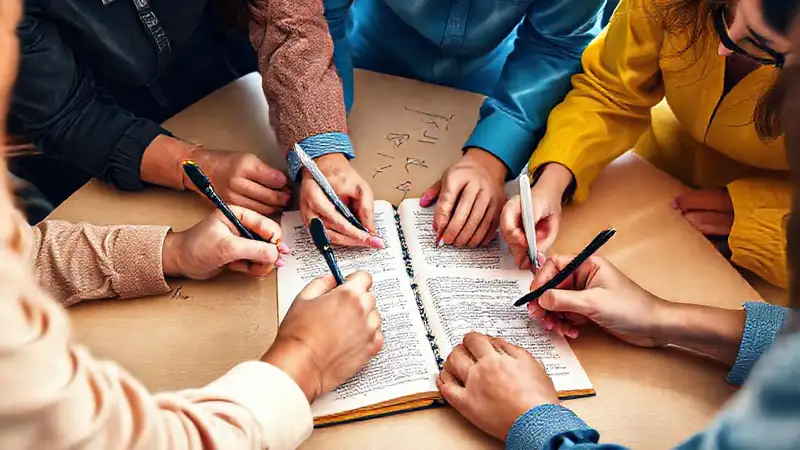 Equipo creativo genera ideas brillantes juntas