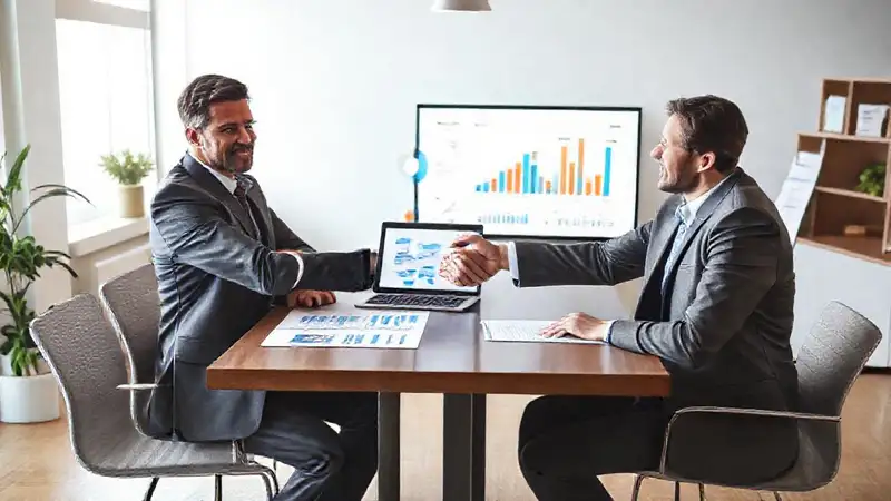 Estrategia empresarial: comunicación visual y negociación