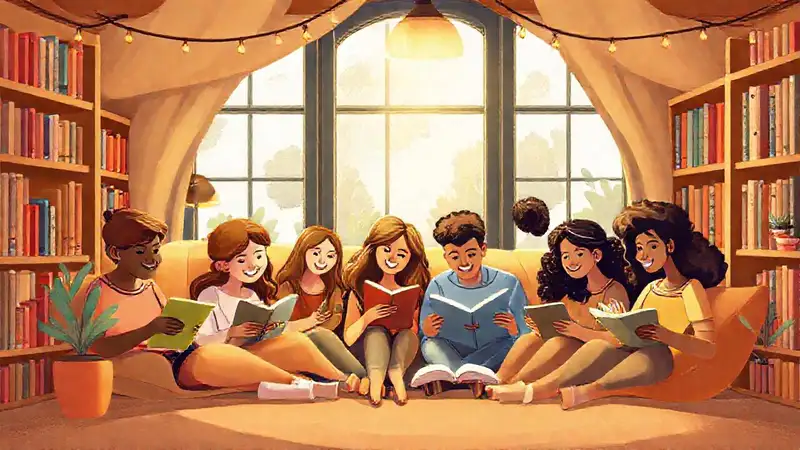 Un rincón de lectura acogedor e inclusivo