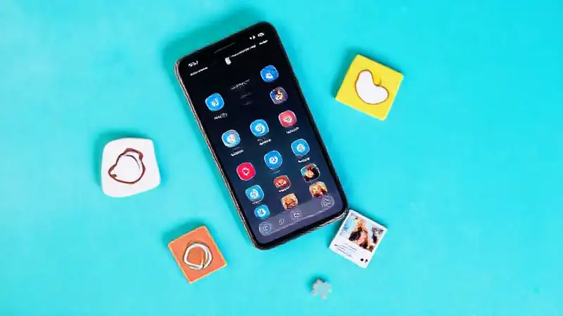 Un diseño móvil atractivo y colorido