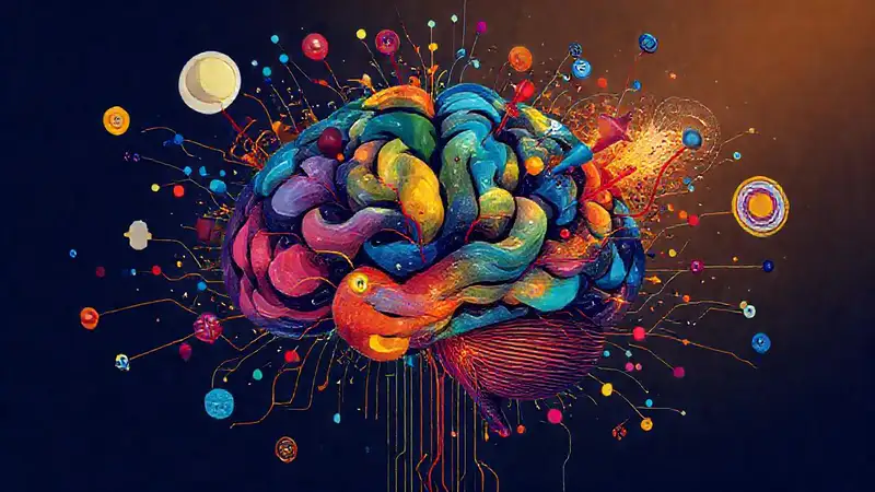 Un cerebro creativo y surrealista explota