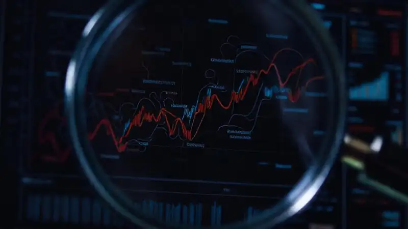 Análisis complejo de datos visualizado digitalmente
