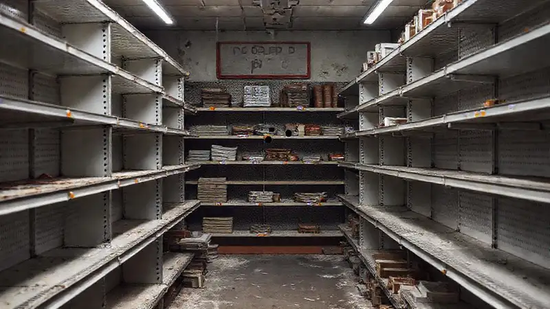 La tienda declina