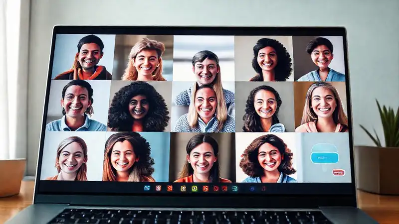Reunión virtual: conexión cálida y diversa