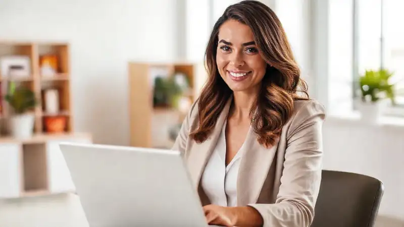 Mujer exitosa construye marca digitalmente