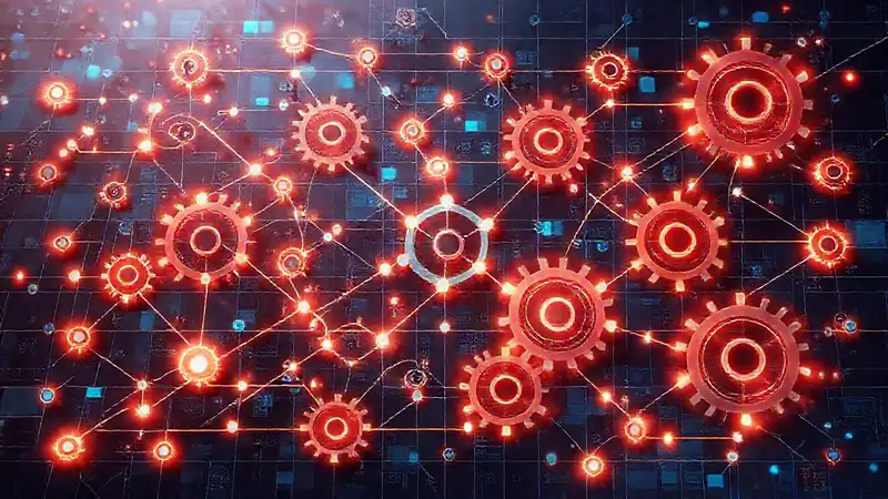 Redes dinámicas, estrategia visualmente futurista