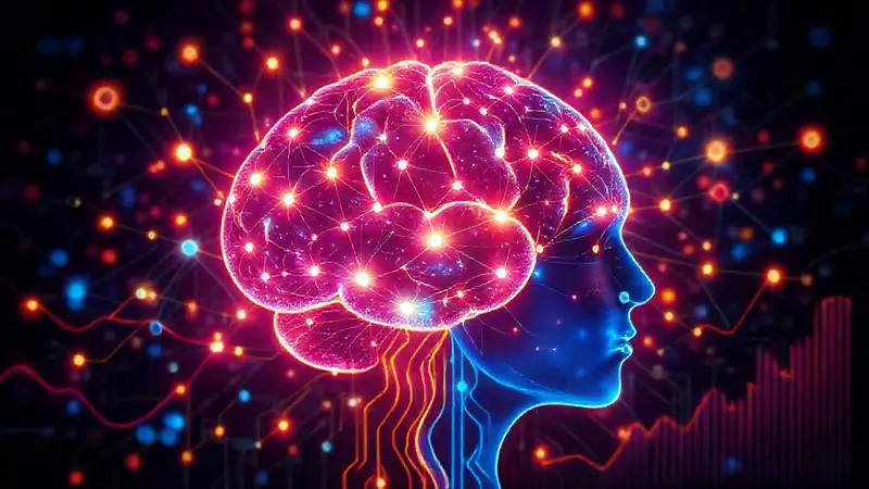Red neuronal cerebral vibrante y dinámica